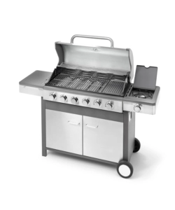 BARBECUE A GAS OMPAGRILL "INDIANAPOLIS 7/B" 7 BRUCIATORI 157,5X58X115,5 CM