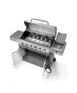 BARBECUE A GAS OMPAGRILL "INDIANAPOLIS 7/B" 7 BRUCIATORI 157,5X58X115,5 CM