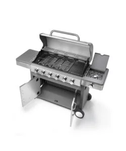 BARBECUE A GAS OMPAGRILL "INDIANAPOLIS 7/B" 7 BRUCIATORI 157,5X58X115,5 CM