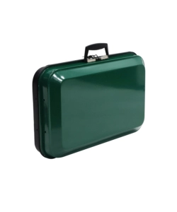 BARBECUE A CARBONE A VALIGETTA OMPAGRILL VERDE GRIGLIA 28X46,5 CM
