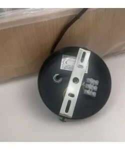 Lampada a sospensione Onli "Argo" lineare legno 6xE27