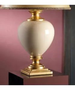 Lampada Onli "Mozart" avorio pergamena oro D45