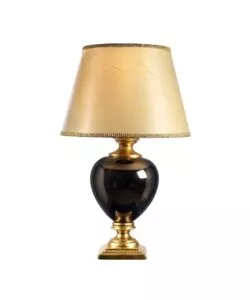 Lampada Onli "Mozart" platino pergamena oro D45