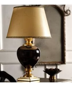 Lampada Onli "Mozart" platino pergamena oro D45