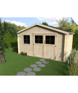 Casetta in legno da giardino Decor et Jardin "Flodalien" in abete bianco nordico 419x302x244 cm