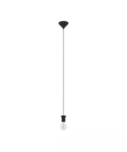 Lampada a sospensione Eglo "Capoliveri" nero e27