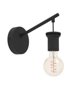 Applique Eglo "Capoliveri" nero e27