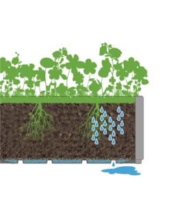 Fioriera da esterno con spalliera "Ethica" grafite 80x36x140 cm