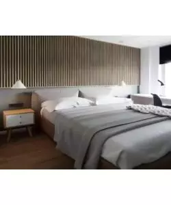 Rivestimento murale fonoassorbente Cosmo quercia 60x2,2x120 cm