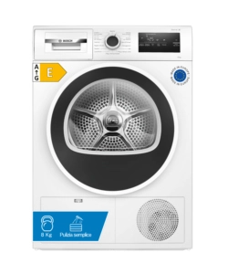 ASCIUGATRICE A LIBERA INSTALLAZIONE  BOSCH "SERIE 4" A POMPA DI CALORE CARICO 8 KG