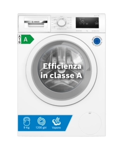 LAVATRICE A LIBERA INSTALLAZIONE BOSCH "SERIE 4" CARICO 9 KG - COD. WAN24009II