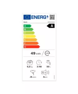 LAVATRICE A LIBERA INSTALLAZIONE BOSCH "SERIE 4 WAN24009II" CARICO 9 KG CLASSE ENERGETICA A