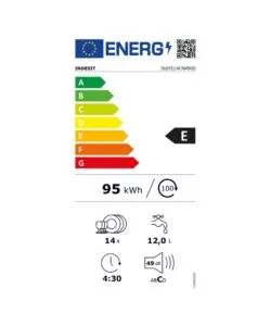 LAVASTOVIGLIE A LIBERA INSTALLAZIONE INDESIT "IN2FE14CNP80S" 14 COPERTI 60X59X85 CM CLASSE ENERGETICA E