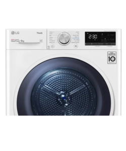 ASCIUGATRICE A LIBERA INSTALLAZIONE LG A POMPA DI CALORE CARICO 8 KG CON WI-FI - COD. RH80V9AVHN