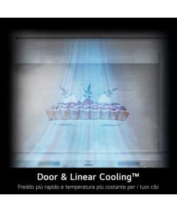 FRIGORIFERO A LIBERA INSTALLAZIONE LG GRIGIO 387 LT 59,5X67,5X203 CM - COD. GBV3200CPY