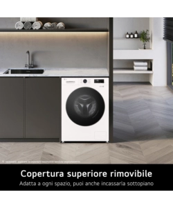 LAVASCIUGA A LIBERA INSTALLAZIONE LG "MOTION" CARICO 8+5 KG CON WI-FI - COD. W4NX1085NWB