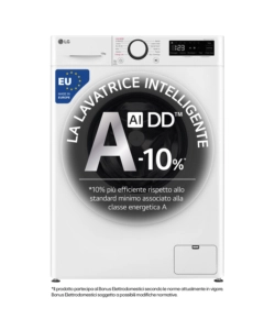 LAVATRICE A LIBERA INSTALLAZIONE LG "SERIE R3" CARICO 10 KG - COD. F4R3010NSWW