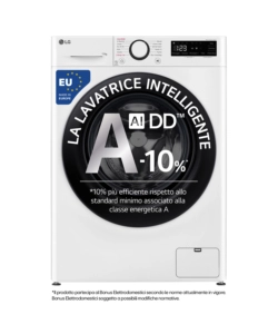 LAVATRICE A LIBERA INSTALLAZIONE LG "SERIE R3" CARICO 11 KG - COD. F4R3011NSWB