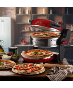 FORNO PIZZA DOPPIO ELETTRICO ARIETE "927" ROSSO 2 PIZZE