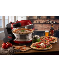 FORNO PIZZA DOPPIO ELETTRICO ARIETE "927" ROSSO 2 PIZZE