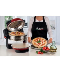 FORNO PIZZA DOPPIO ELETTRICO ARIETE "927" ROSSO 2 PIZZE