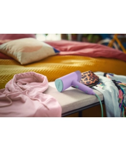 FERRO DA STIRO VERTICALE A VAPORE PORTATILE PHILIPS "SERIE 3000" VIOLA 1000 W - COD. STH3010/30