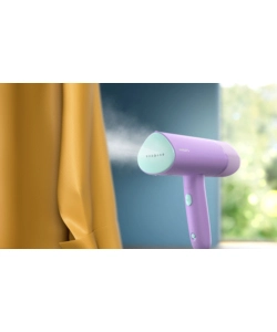 FERRO DA STIRO VERTICALE A VAPORE PORTATILE PHILIPS "SERIE 3000" VIOLA 1000 W - COD. STH3010/30