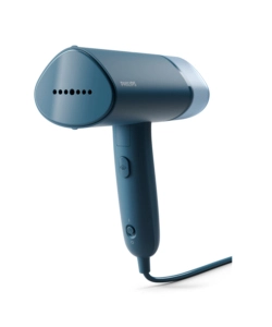 FERRO DA STIRO VERTICALE A VAPORE PORTATILE PHILIPS "SERIE 3000" BLU 1000 W - COD. STH3000/20