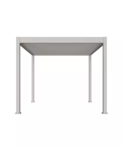 PERGOLA BIOCLIMATICA OMBRÉA "VS"  IN ALLUMINIO BEIGE SABBIA 397x303x257 CM