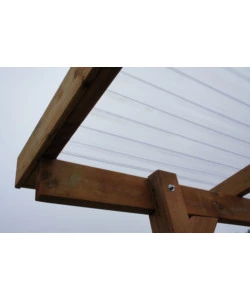 TETTOIA AUTO SINGOLA CHALET ET JARDIN IN LEGNO DI ABETE 304X502X223 CM