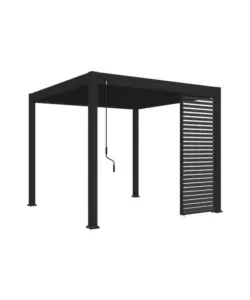 PANNELLO LATERALE PER PERGOLA OMBRÉA "VS"  IN ALLUMINIO ANTRACITE 1 MT