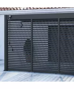 PANNELLO A LAMELLE PER PERGOLA OMBRÉA "VS"  IN ALLUMINIO ANTRACITE 1,3 MT