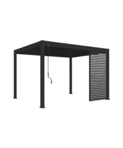 PANNELLO A LAMELLE PER PERGOLA OMBRÉA "VS"  IN ALLUMINIO ANTRACITE 1,3 MT