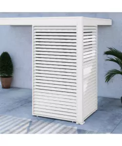 PANNELLO A LAMELLE PER PERGOLA OMBRÉA "VS"  IN ALLUMINIO BIANCO 1,3 MT