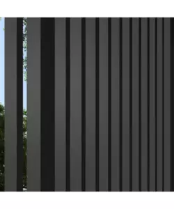 PANNELLO LATERALE A LAMELLE VERTICALI PER PERGOLA OMBRÉA "VS"  IN ALLUMINIO ANTRACITE 1 MT