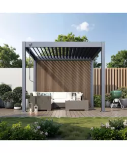 PANNELLO LATERALE PER PERGOLA OMBRÉA IN TECK LATO 3 MT