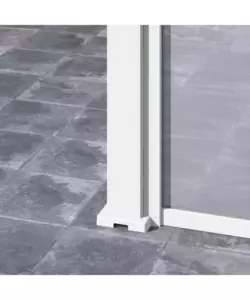 TENDA LATERALE PER PERGOLA OMBRÉA "VS" IN TEXTILENE BIANCO LATO 3 MT