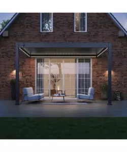 KIT ULLIMINAZIONE LED PER PERGOLA ADDOSSATA OMBRÉA 300X400 CM