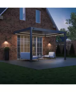 KIT ULLIMINAZIONE LED PER PERGOLA ADDOSSATA OMBRÉA 300X400 CM
