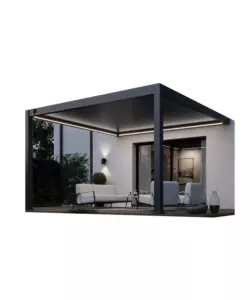 KIT ULLIMINAZIONE LED PER PERGOLA ADDOSSATA OMBRÉA 400X400 CM