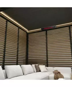 RISCALDATORE PER PERGOLA OMBRÉA NERO