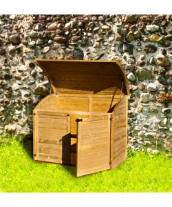 BAULE DA ESTERNO CHALET ET JARDIN "TOPAZE 1200" IN LEGNO DI ABETE 154X96X125 CM