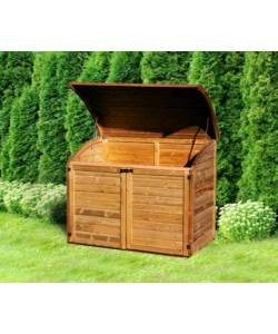 BAULE DA ESTERNO CHALET ET JARDIN "TOPAZE 1200" IN LEGNO DI ABETE 154X96X125 CM
