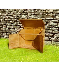 BAULE DA ESTERNO CHALET ET JARDIN "TOPAZE 1200" IN LEGNO DI ABETE 154X96X125 CM