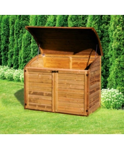 BAULE DA ESTERNO CHALET ET JARDIN "TOPAZE 1200" IN LEGNO DI ABETE 154X96X125 CM
