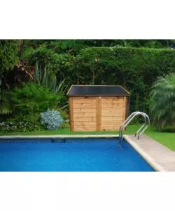 BOX DA ESTERNO CHALET ET JARDIN "TRONCADERO 1200" IN LEGNO DI PINO 154X96X125 CM