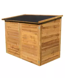 BOX DA ESTERNO CHALET ET JARDIN "TRONCADERO MAX 1350" IN LEGNO 154X98X125 CM