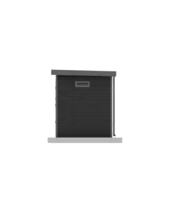 CASETTA IN LEGNO DA GIARDINO BARAC "ONYX" ANTRACITE 225X223X237 cm