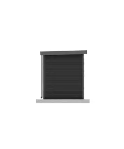 CASETTA IN LEGNO DA GIARDINO BARAC "ONYX" ANTRACITE 225X223X237 cm