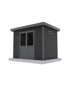 CASETTA IN LEGNO DA GIARDINO BARAC "ONYX" ANTRACITE 333X225X237 CM